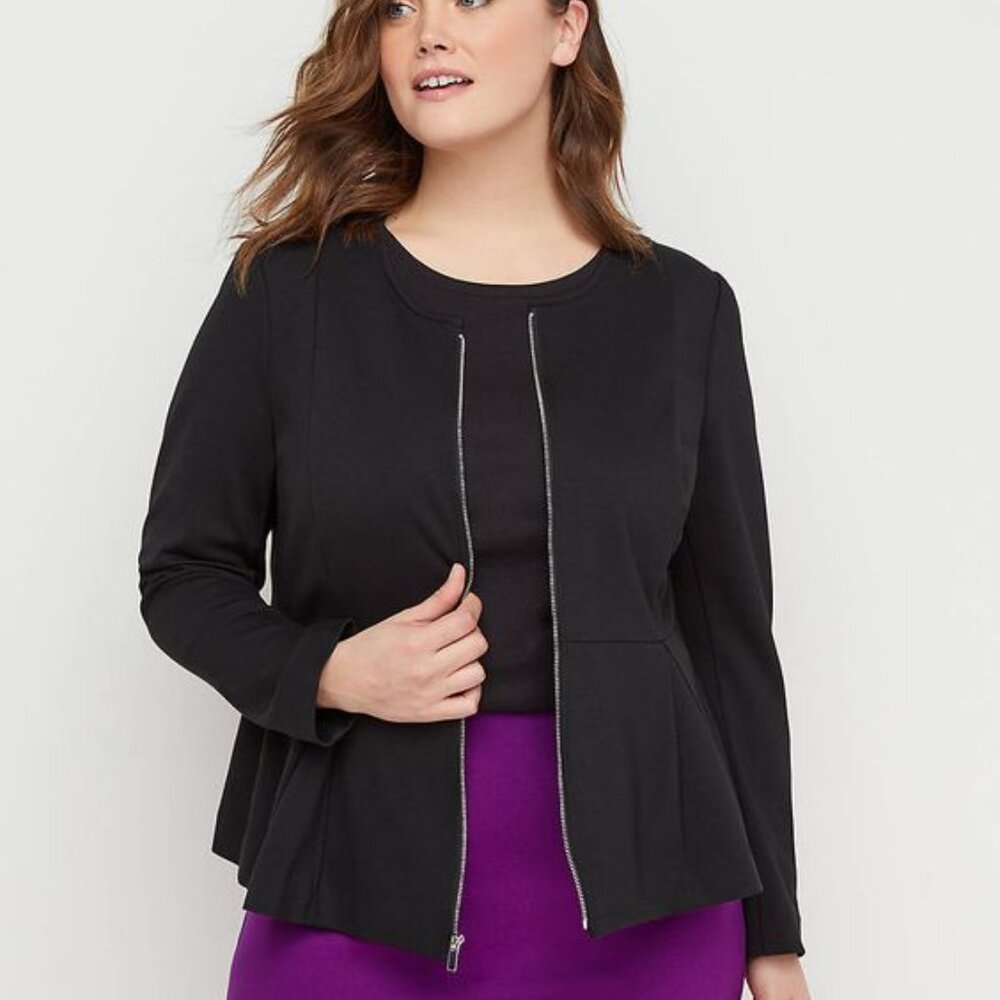 Lane Bryant Peplum Blazer Jackets Women Sz 26 - NWT